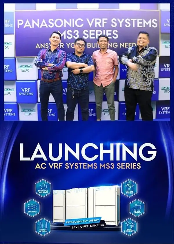 Launching Panasonic VRF Systems MS3 Series