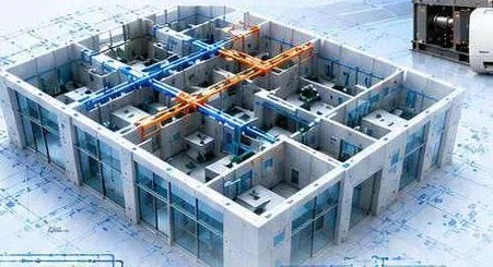 Pemodelan sistem HVAC dengan BIM design