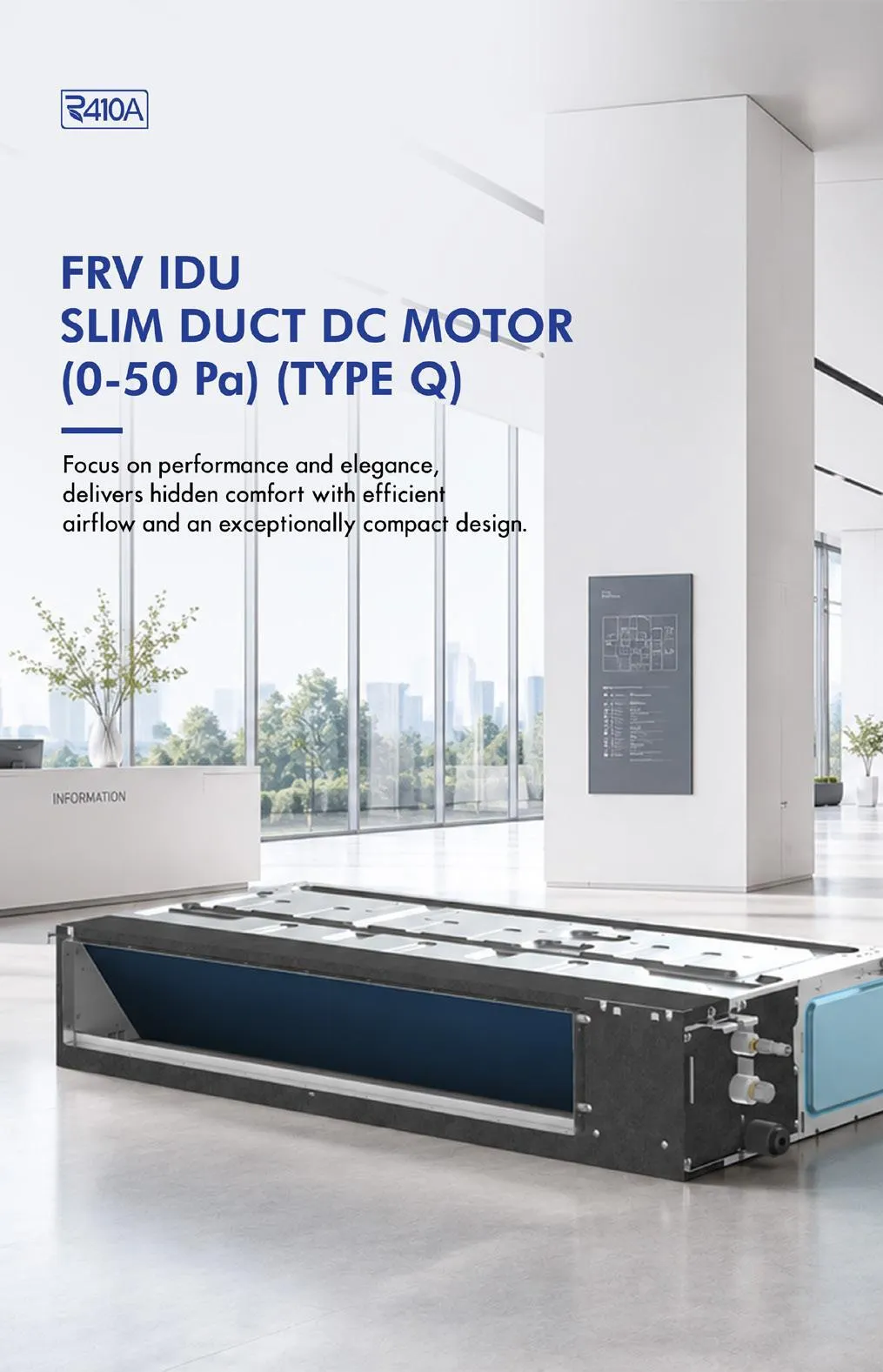 Slim Duct DC Motor Type Q