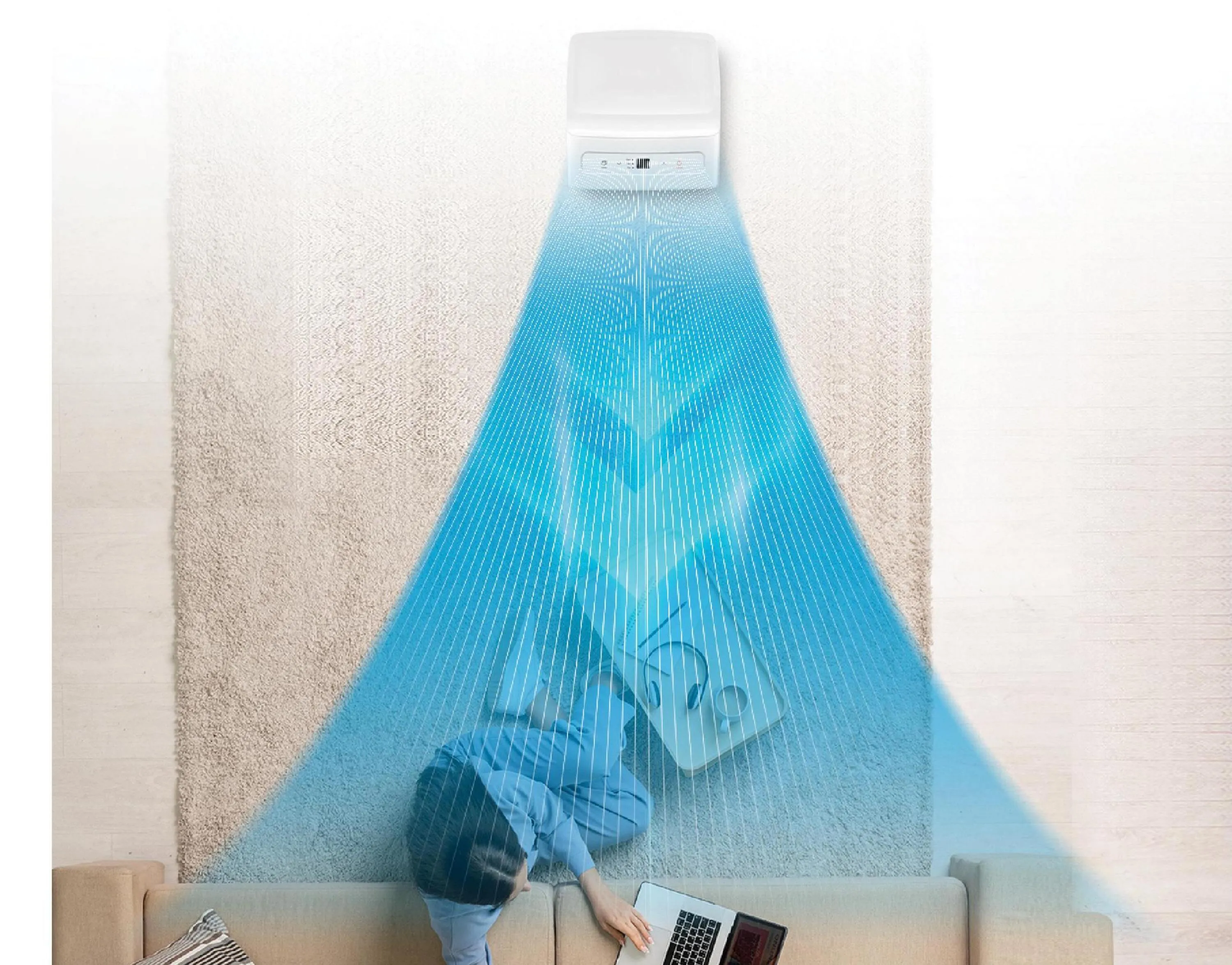 AC Portable Midea mendinginkan ruangan