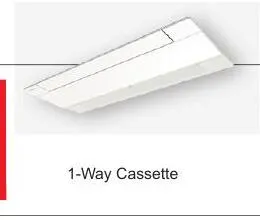 Toshiba 1-Way Cassette indoor unit